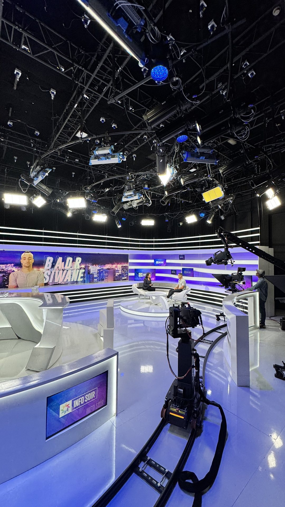 Badr Siwane sur le plateau TV de 2M